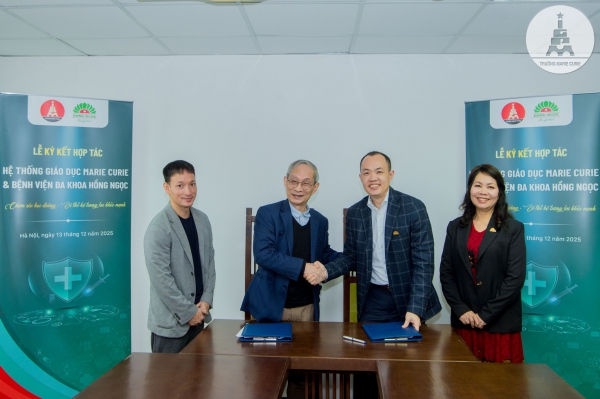 TRƯỜNG MARIE CURIE K&Yacute; KẾT HỢP T&Aacute;C CHĂM S&Oacute;C SỨC KHỎE VỚI BỆNH VIỆN HỒNG NGỌC